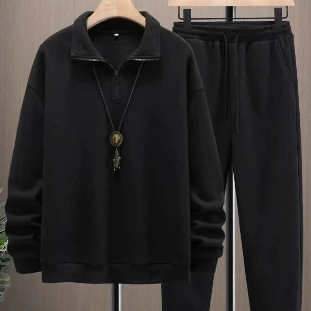 Black Mens Sweatshirt & Sweatshirt